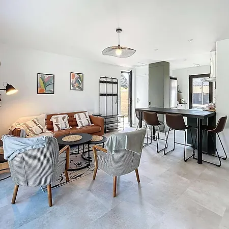 펜션 Maison Renovee Avec Jardin, 200m Plage, 600m Commerces, Parking, Terrasse, Wifi, Pas D'animaux - Fr-1-361-545 쥘-루빌-레팡